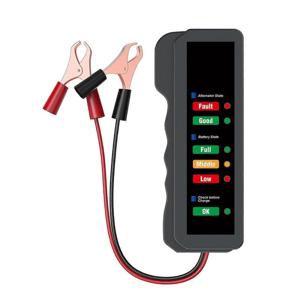 12V LCD Display Bilbatteri Digital Tester Deteksjonsenhet Biltilbehør