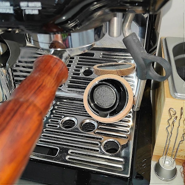 Linse Flow Rate Observation Tre MDF Base Magnetisk Kaffe Tampering Reflekterende Speil For Cafe A