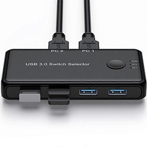 USB KVM-switch USB 3.0 Switch KVM-switch för Windows PC Tangentbord Mus Skrivare 2 Datorer Delar 4 Enheter
