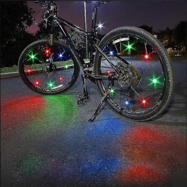 LED Cykelegerlys, 6 Stk. Vandtætte Cykelfælglamper