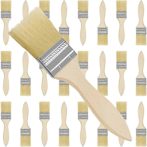 Penselset 5 cm (24-pack) - Professionella träpenslar