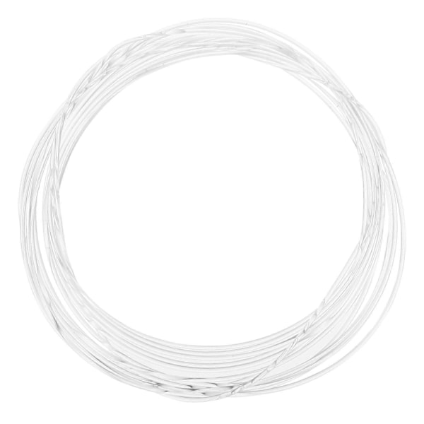 1 stk 5m Optisk Fiberkabel Optisk Fiber Solid Transparent Lysende Fiber MMA Materiale (Hvit 2.0mm)
