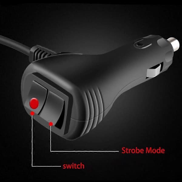 Dash Strobe S Advarselslys Med Sugekop S Til Byggekøretøjer Lastbiler B
