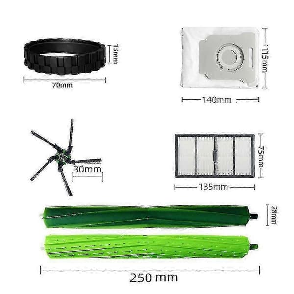 Osien sarja iRobot Roomba S9 (9150) S9+ S9 Plus (9550) -imurille