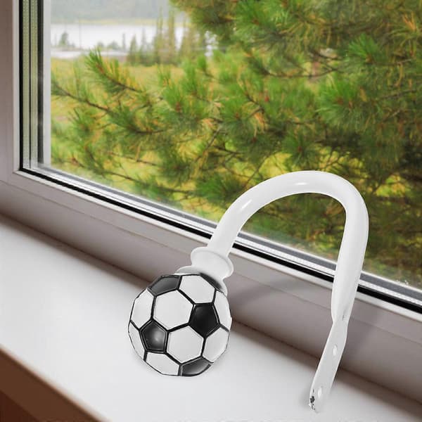 Fodbold Gardin Tieback Vægmontering U Form Gardin Holdback Fodbold Form Krog