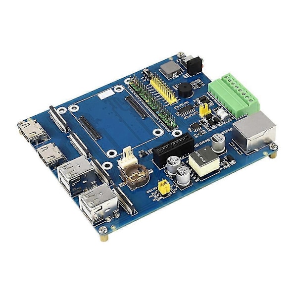 For Cm4 Poe Utvidelseskort Poe/rs485/rs232 Rpi Compute Module 4 Lite/emmc 1 stk