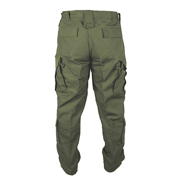 Herr Militär Taktisk Armégrön Kamouflage Overall Stridsbyxor Python black XS