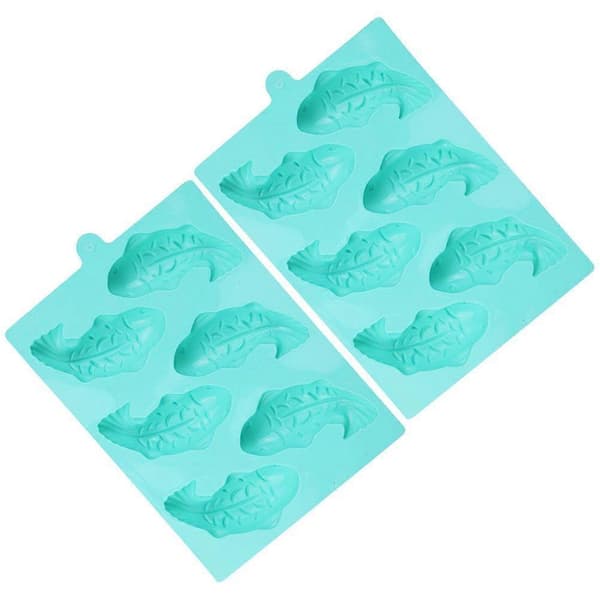 2 stk. Karpe Kageforme Silikone Karpe Kageform Cookie Kageforme Dessertforme