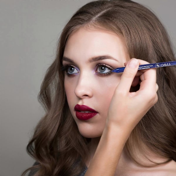14 kpl Värikkäitä tyttöjen eyeliner-kyniä meikki silmänrajauskyniä kosmetiikkakyniä
