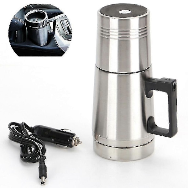 750ml Auto Vannkoker Rustfritt Stål 12v Sigarettenner Reisevannkoker