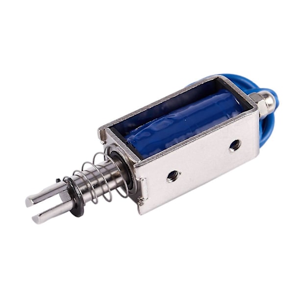 DC 12V 1A 10mm Slaglængde Push Pull Type Åben Ramme Solenoid Elektromagnet