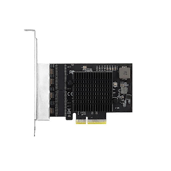 Iocrest 2.5g 4 Port Pcie Rj45 Lan 10/100/1000/2500mbps Rtl8125b Chip Quad Server 2.5 Gigabit Ether