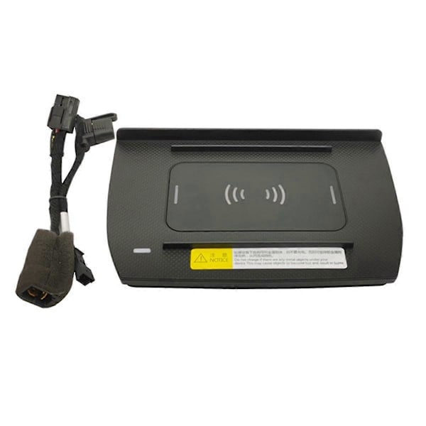 15W Trådløs Lader for Mobiltelefon Hurtigladeplate Panel Oppbevaringsboks For 10. Mk10 2016-2020
