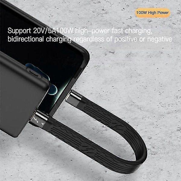 Usb Gen3 Datakabel Pd 100w Snabbladdning Usb C Till Typ C Kabel För 4 8k@60hz Kabel 40gbps Datakabel