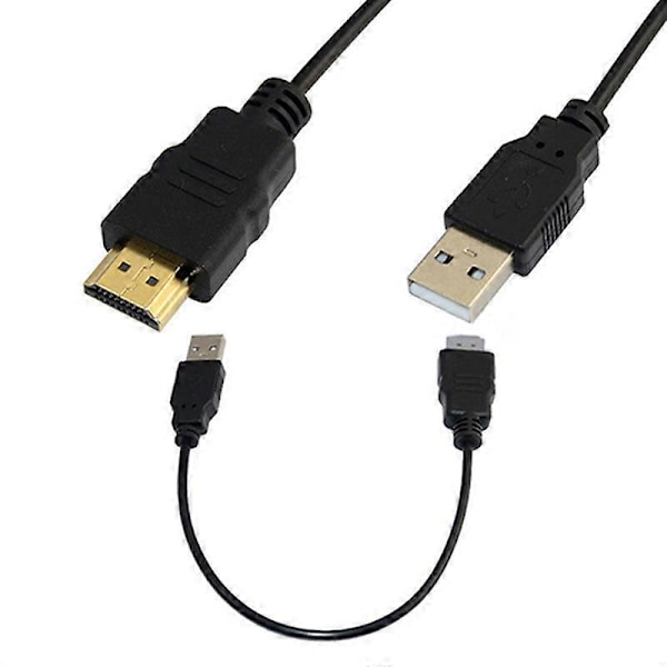 20 tuuman HDD A uros - USB 2.0 uros adapterimuunnin latauskaapeli
