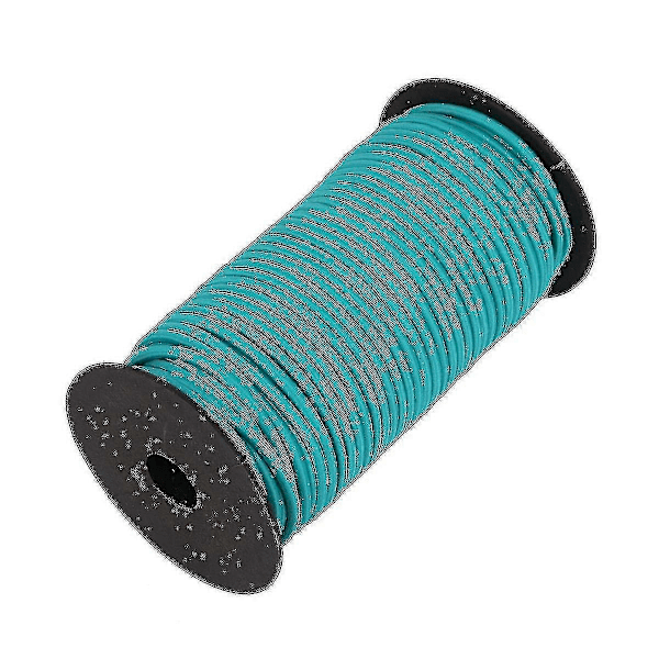 4mm Brett Elastiskt Band, Rund Elastisk Snöre Hög kvalitet Green 2m