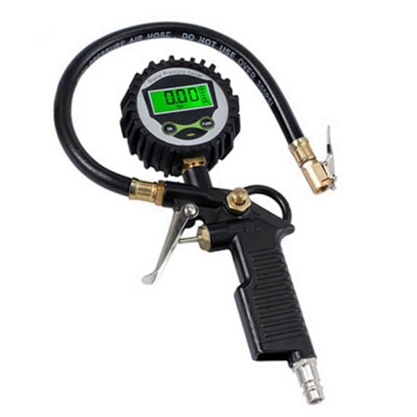 Bil EU Däcktrycksmätare Inflator Display LED Digital Fordonsdäck Testare Manometer