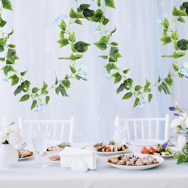 Kunstig Blomsterguirlande Falsk Blomsterranke Faux Blomsterranke til Bryllup Have