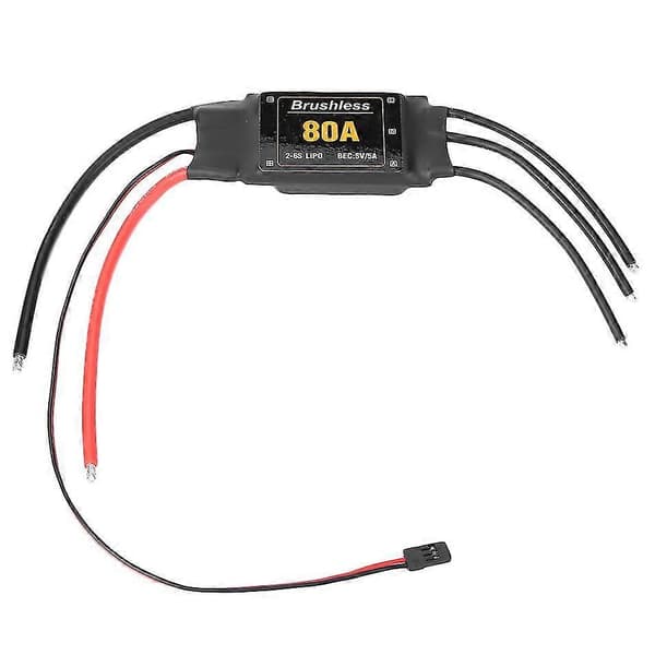 80A ESC BEC 2-6S Lipo Hastighetsregulator med UBEC för RC Flygplan Helikopter