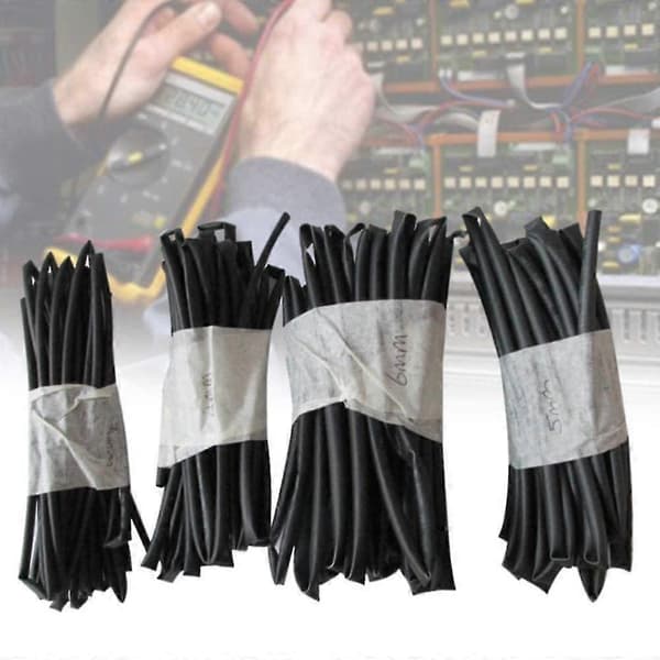 4 X 1 Meter Längder Krympslang 3mm 4mm 5mm 6mm