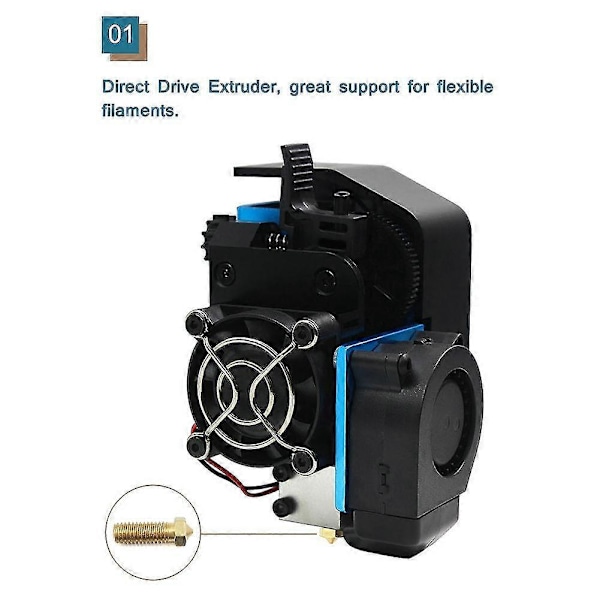 3D Printer Ekstruder Kit Er Støjsvagt Og Nemt At Installere. Til Sidewinder X1 3D Printer Tilbehør