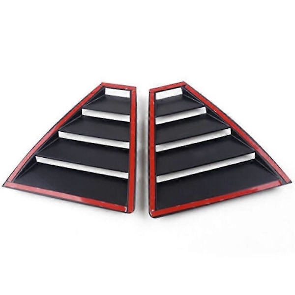 Bakre Sidofönster Louvers Vent Cover Trim Panel Fönsterblinds Triangulära För 2017 2018 2019