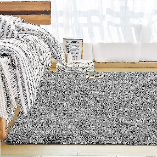 Tflycq Geometriska Mattor för Sovrum - 152 x 244 cm Luddig Ryamatta Modern Inomhus för Vardagsrum Flickor Pojkar Barnrum Sovsal Barnkammare Hem Semesterinredning Golv