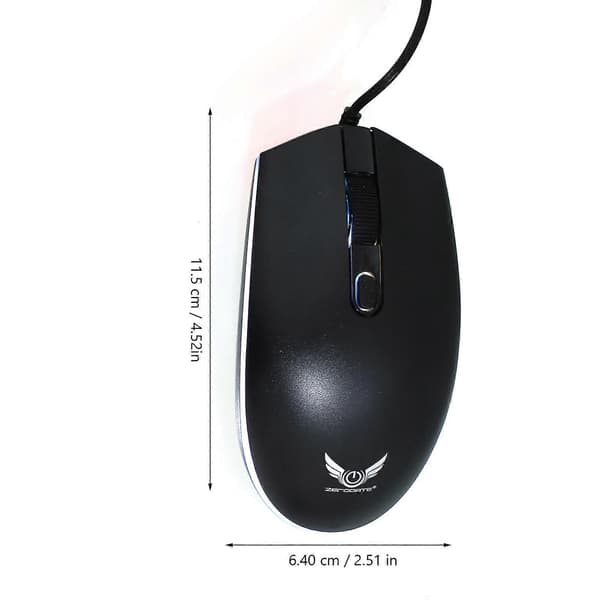 Stationær Notebook Gaming Mus Kablet Lysende Mus USB Stik Computermus