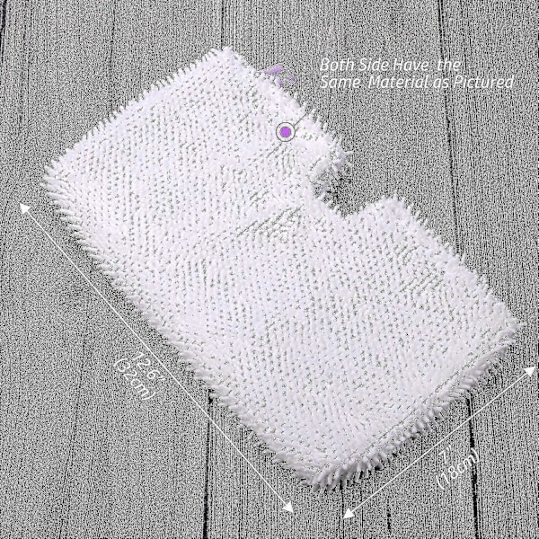 4 Pakker S3500 Mikrofiber Moppputer for Shark Steam Pocket S2901 S3501