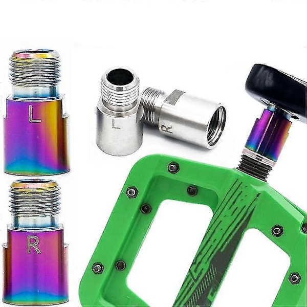 Cykel Pedalforlængere Cykel Pedalafstandsstykker Mountain Road Bike Pedaler Adaptere Afstandsstykker Cykeltilbehør