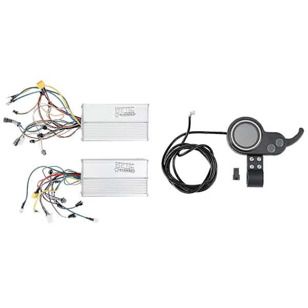 Jp Brushless Motor Controller Hastighedsregulator Med LCD Display Panel Til Elcykel Scooter, 60v