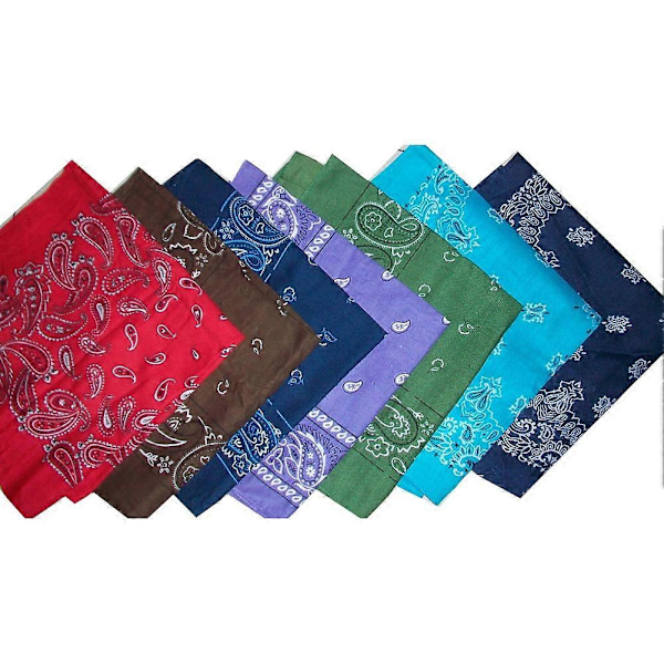 Unisex Fyrkantig Paisley Cykel Ridning Bandana Hiphop Huvud Halsduk Huvudbonad