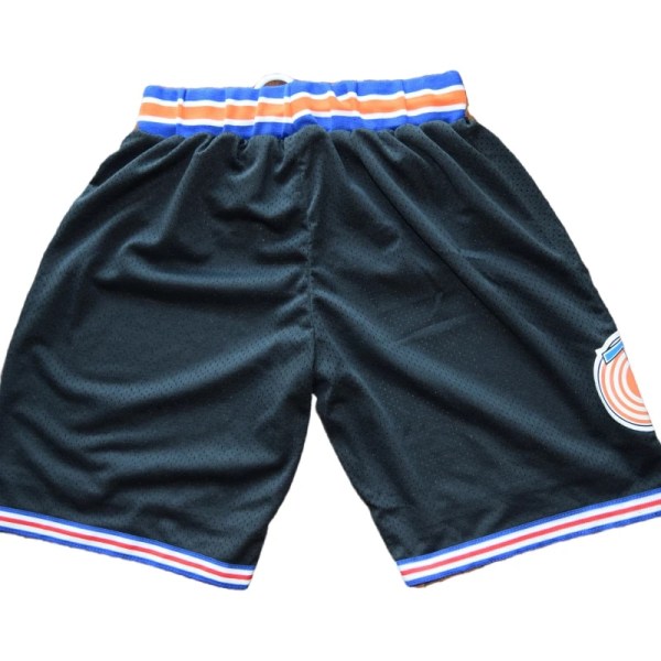 Tune Squad Vita Svarta Blå Basketshorts black XL