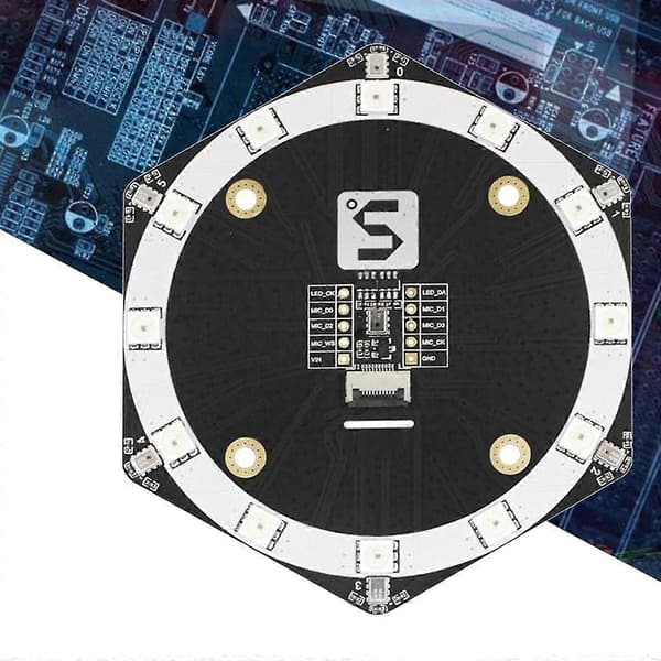 Mic6 Mikrofonarray Ljudkällspositioneringsmodul Expansionskort Msm261s4030h0 Ai Med 1
