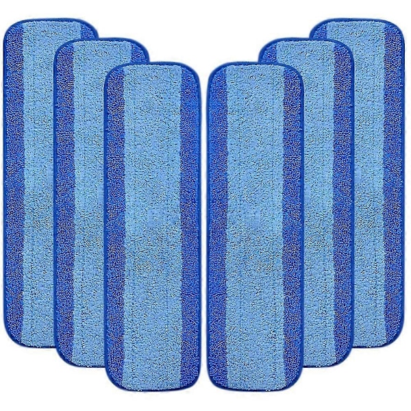 6-pack Mikrofiber Rengöringspads För Premium Spraymopp