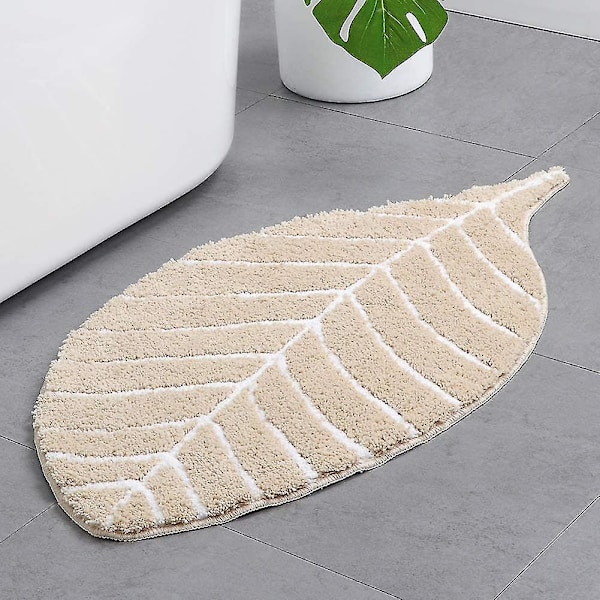 Tflycq Söt Dörrmatta För Barn - Absorberande Badrumsmattor i Mikrofiber - Dörrmatta Entré Matta Golvmatta, Bladform