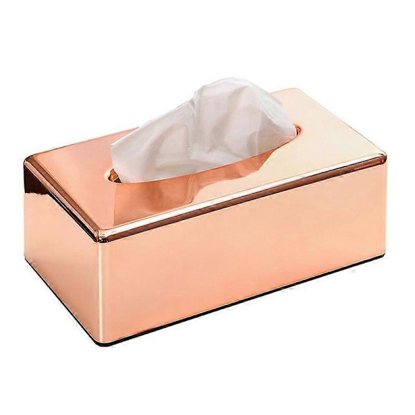 Elegant Kontor Hem Rektangel Pappersnäsduk Hållare Box Servettbehållare Fodral