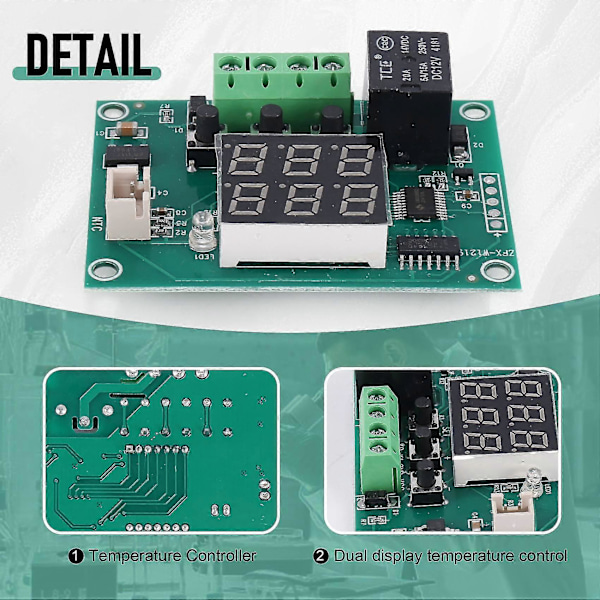 Dc12v Xh-w1219 Høj kvalitet Ntc Sensor Switch Regulator Sensor Modul Temperaturstyring Thermo