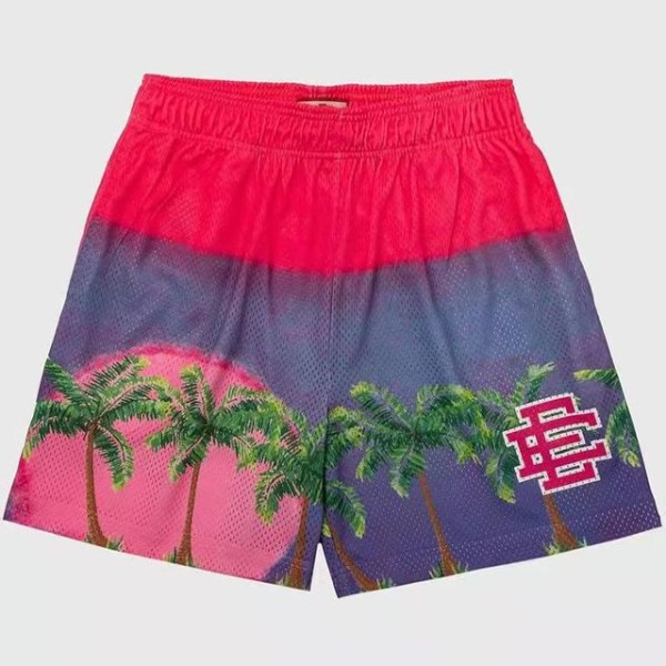 EE Shorts Casual Basket Sport Byxor Beach Shorts Rose Red L