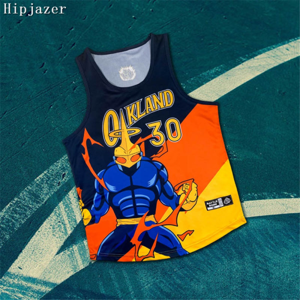 New Brand Streetball Cosplay European Design Basketball Jersey L