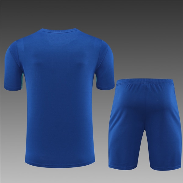 23-24 Ny säsong Barcelona kortärmad tröja för vuxna/barn blue XL