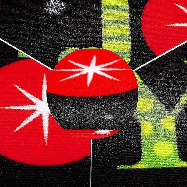 Tvättbar julmatta Halkfri vardagsrumsmatta Inomhus B