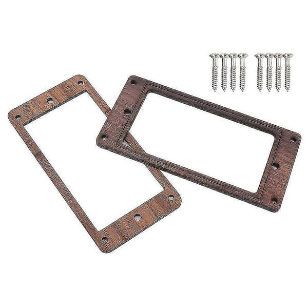 2 st Elektriska Gitarrer Trä Humbucker Gitarr Pickup Ram Pickup Monteringsring
