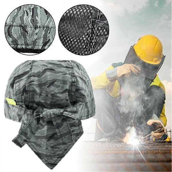 Pestävä palonkestävä bandana, hikeä imevä hattu, suojaa työtä hitsauslakki