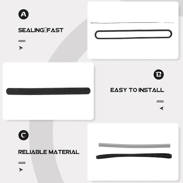 1 Set Vakuumförpackare Maskin Värmeelement Förseglingsmaskin Remmar Värmelist Delar