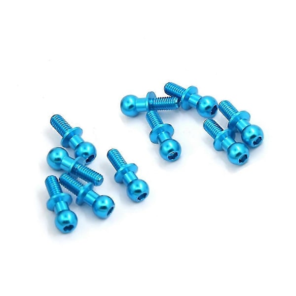 20 stk. Metall M3 Sekskant Kulehode Skruer For -01 -02 Sakura D4 D5 1/10 Rc Drift Bil Reservedeler Universa