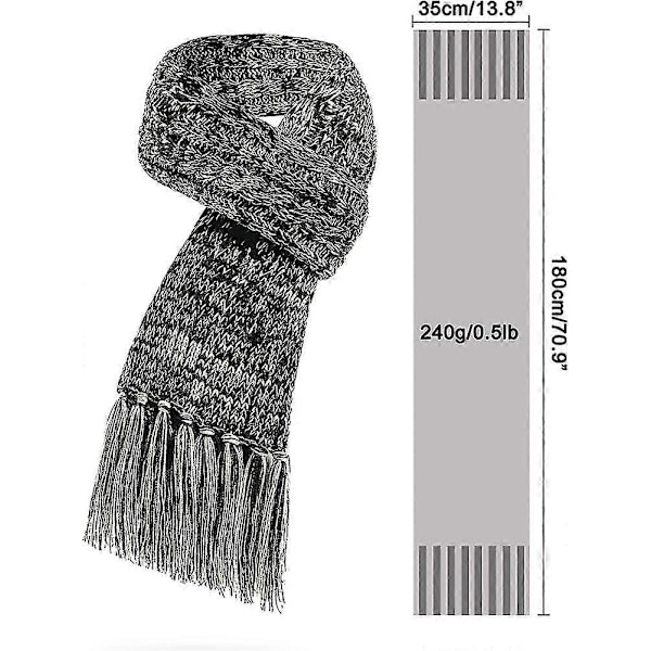 Dame Boble Lue Skjerf Og Hansker Sett Fleeceforet Beanie Touchscreen Hansker Acsergery Gave