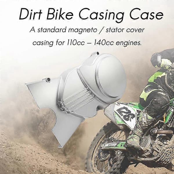 110Cc 125Cc 140Cc Pit Dirt Bike Vänster Motor Statorkåpa Hölje Silver