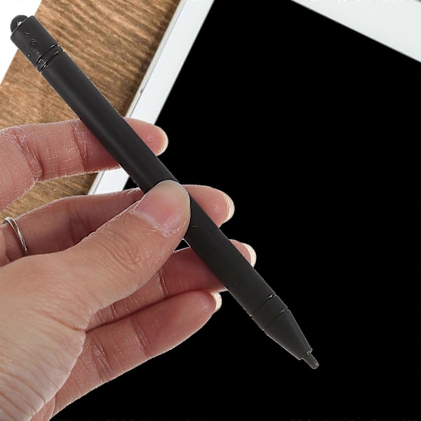 2 stk. Universal LCD Nettbrett Penn Digital Stylus Maleri Digital Touch Penn for Magasinredigering Tegning Design (Svart)