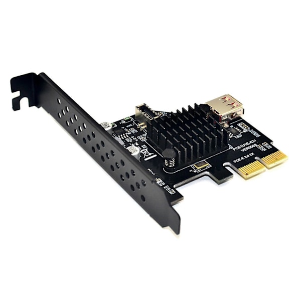 Asm3142 Chip Riser-kort 10 Gbps Usb3.1 Front Typ E 20-pin Expansionskort Usb2.0 Pci Express 3.0 X2 A